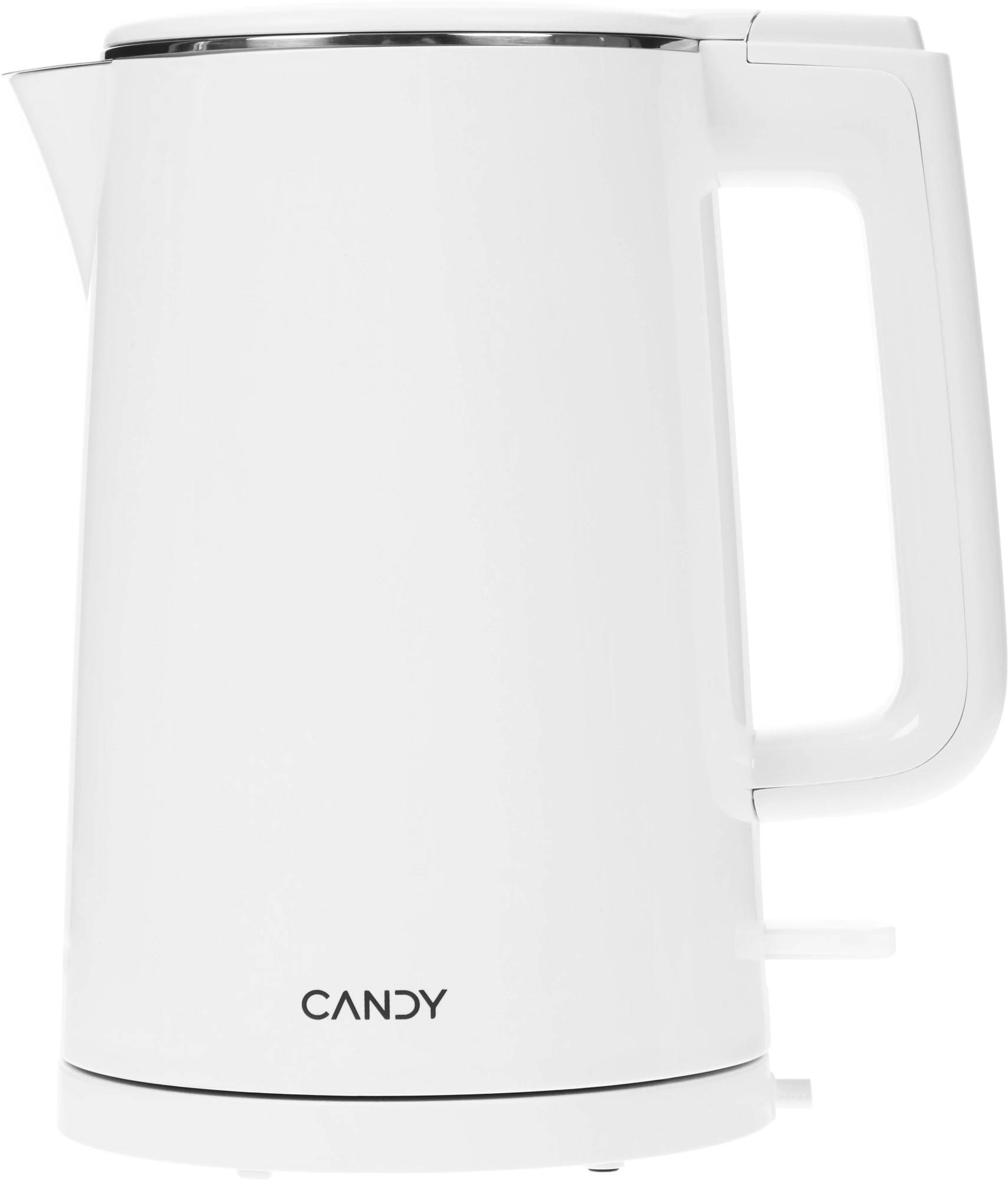 Чайник электрический Candy CK-102 1.5л. 2200Вт белый корпус: пластик (QA0060M00RU) — миниатюра 4