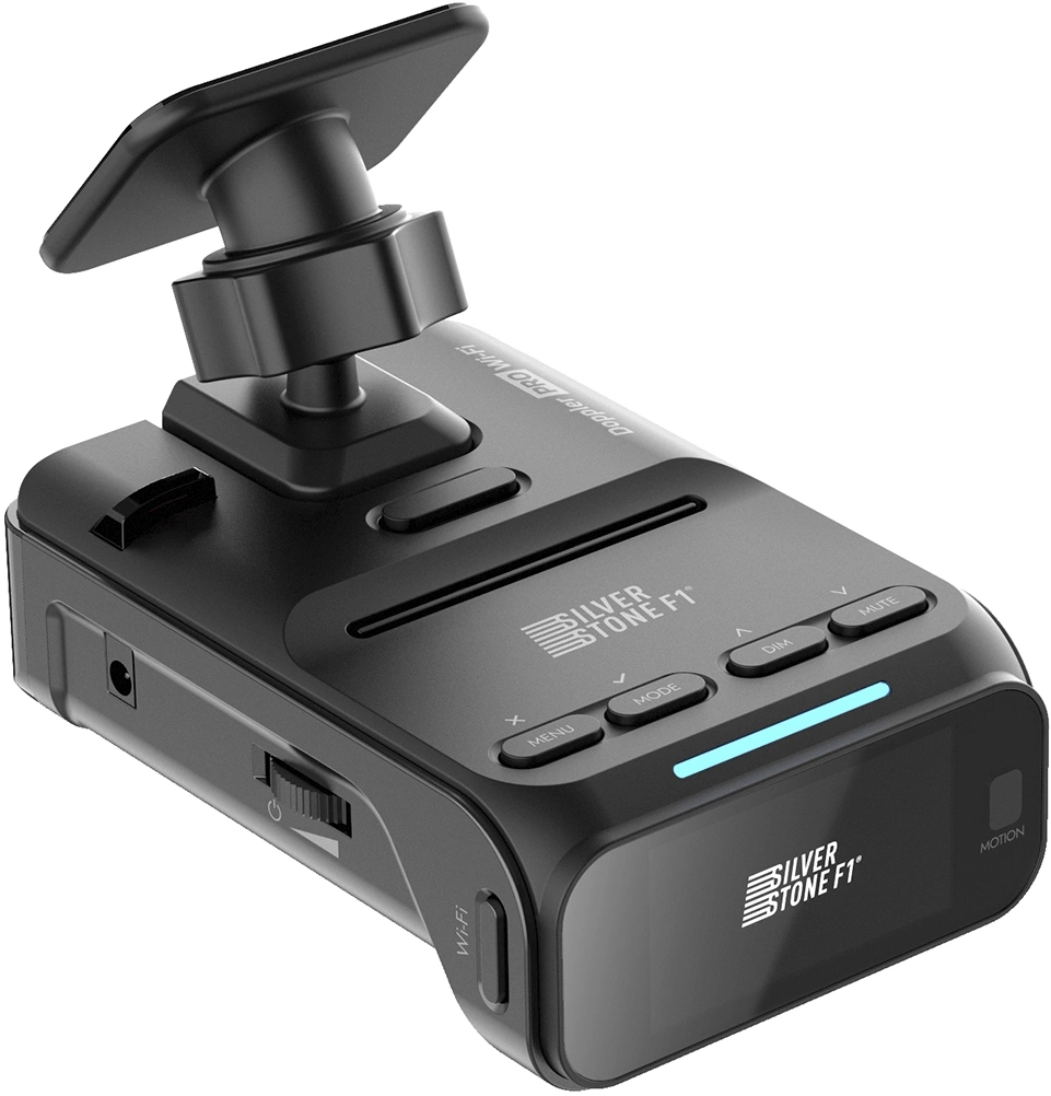 Радар-детектор Silverstone F1 Doppler Pro GPS приемник черный — фото 1