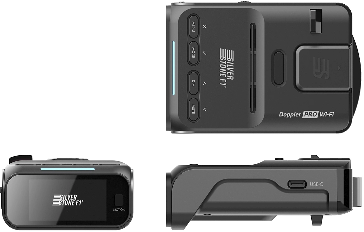 Радар-детектор Silverstone F1 Doppler Pro GPS приемник черный — миниатюра 6