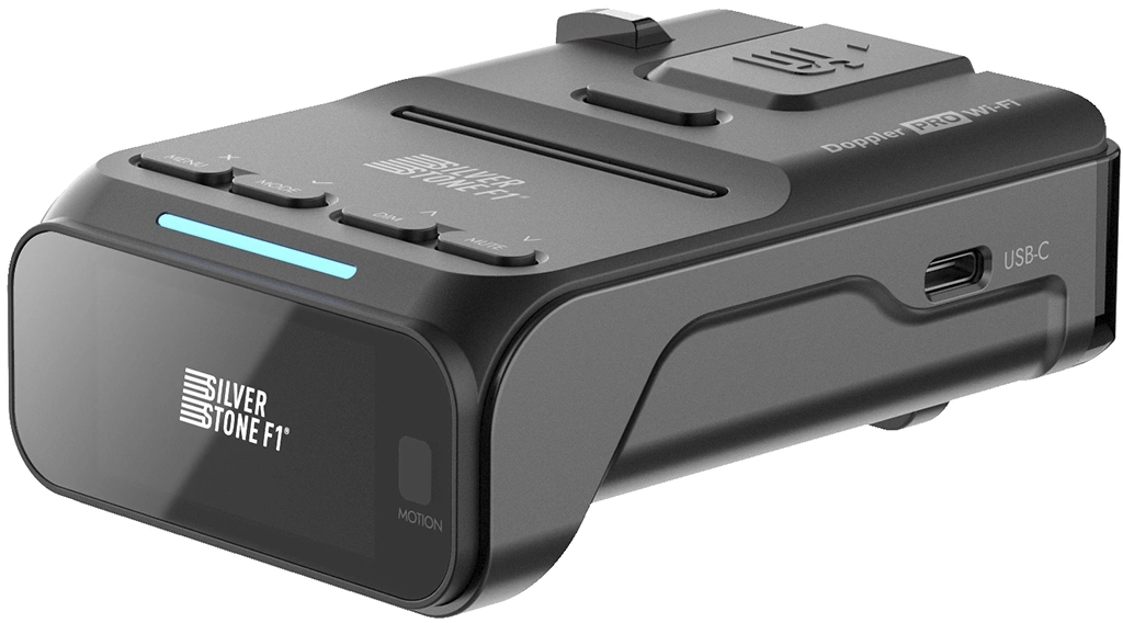 Радар-детектор Silverstone F1 Doppler Pro GPS приемник черный — миниатюра 9
