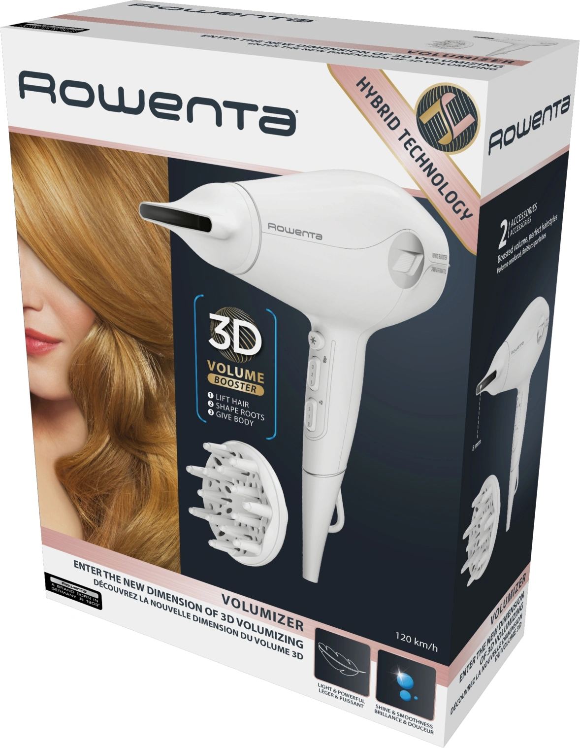Фен Rowenta CV6130F0 1800Вт белый (1830008357) — миниатюра 7