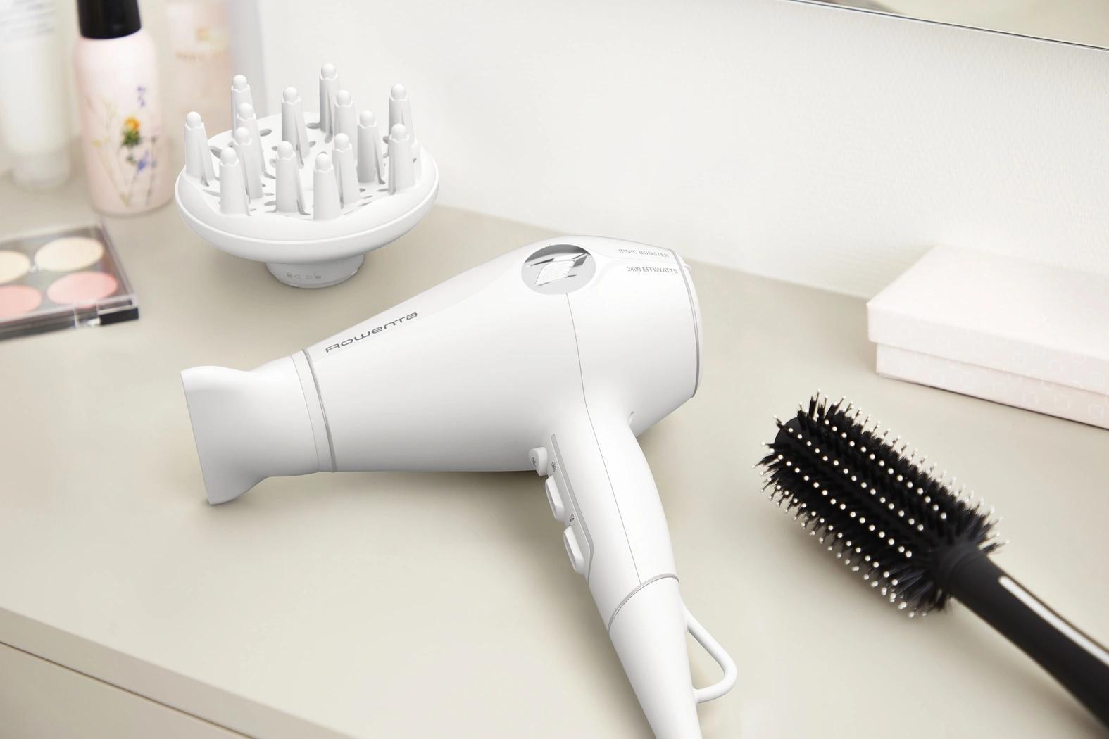 Фен Rowenta CV6130F0 1800Вт белый (1830008357) — миниатюра 8
