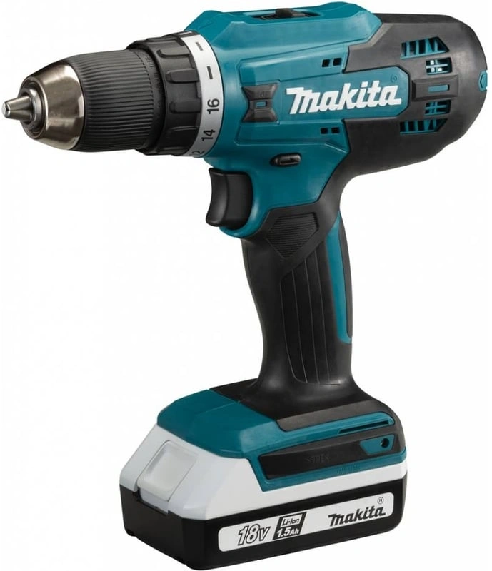 Дрель-шуруповерт Makita DF488D002 аккум. патрон:быстрозажимной (кейс в комплекте) — миниатюра 2
