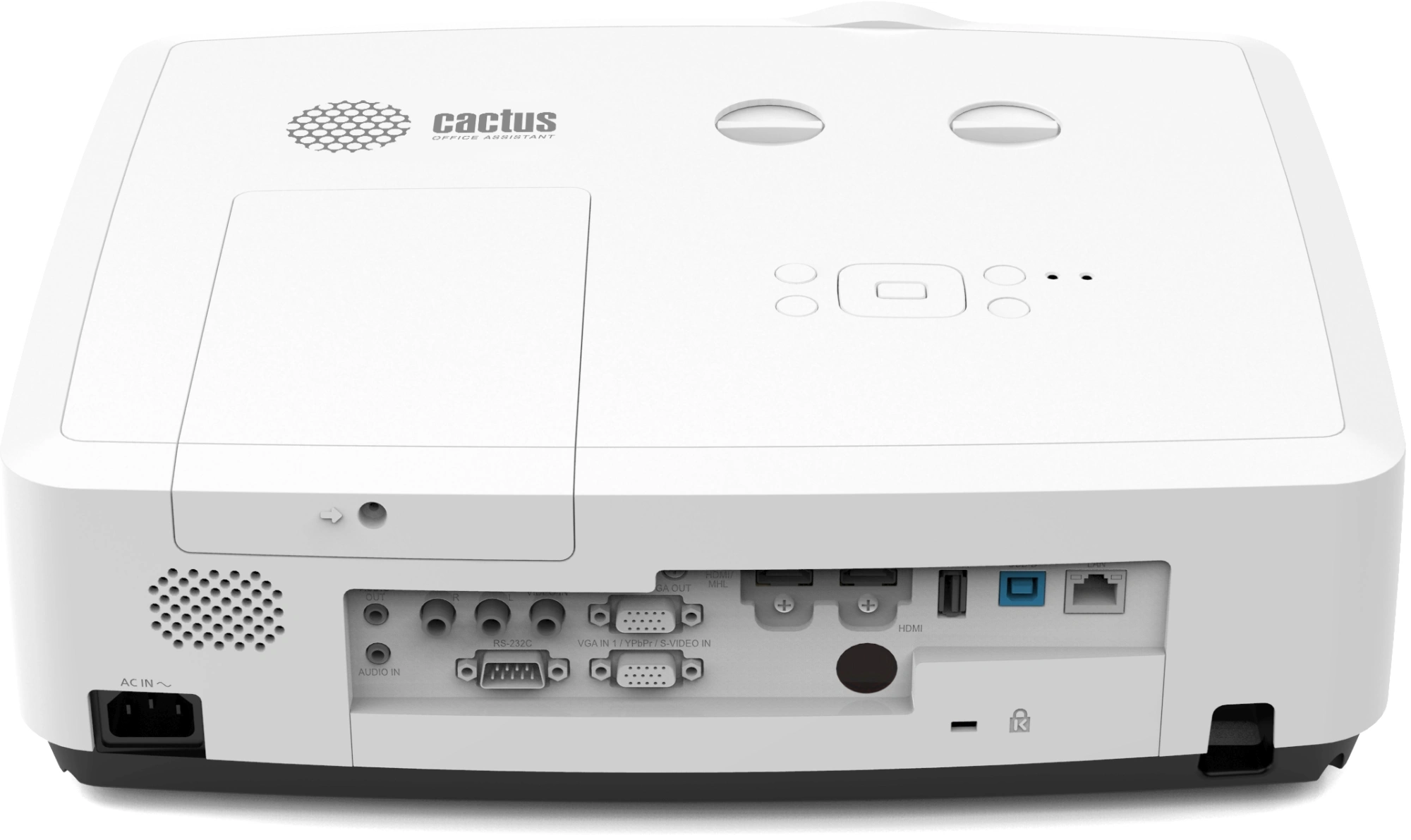 Проектор Cactus Bright CS-S4.WT 3LCD 104000Lm LS 6500Lm ANSI (1920x1200) 30000:1 ресурс лампы:10000часов 1xUSB typeA 1xUSB typeB 2xHDMI 4.45кг — миниатюра 3