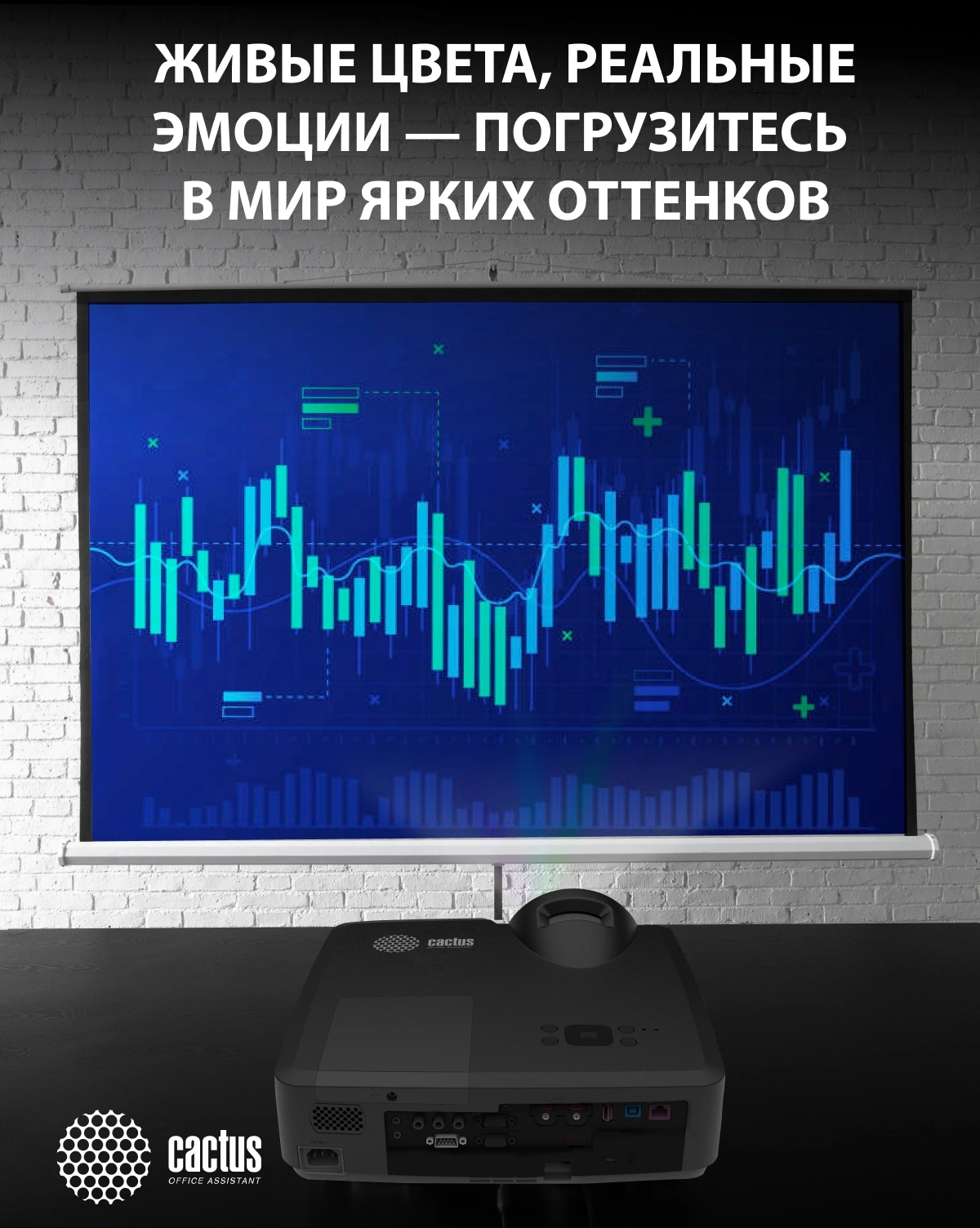 Проектор Cactus Bright CS-V3.B 3LCD 64000Lm LS 4000Lm ANSI (1280x800) 30000:1 ресурс лампы:10000часов 1xUSB typeA 1xUSB typeB 2xHDMI 4кг — миниатюра 11