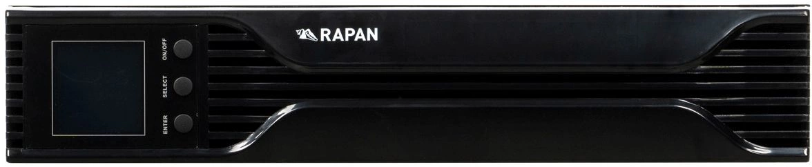 Источник бесперебойного питания Бастион Rapan 1000-RACK-IN-2X9 700Вт 1000ВА черный — миниатюра 6