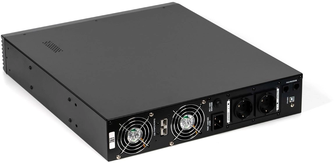 Источник бесперебойного питания Бастион Rapan 1000-RACK-IN-2X9 700Вт 1000ВА черный — миниатюра 7
