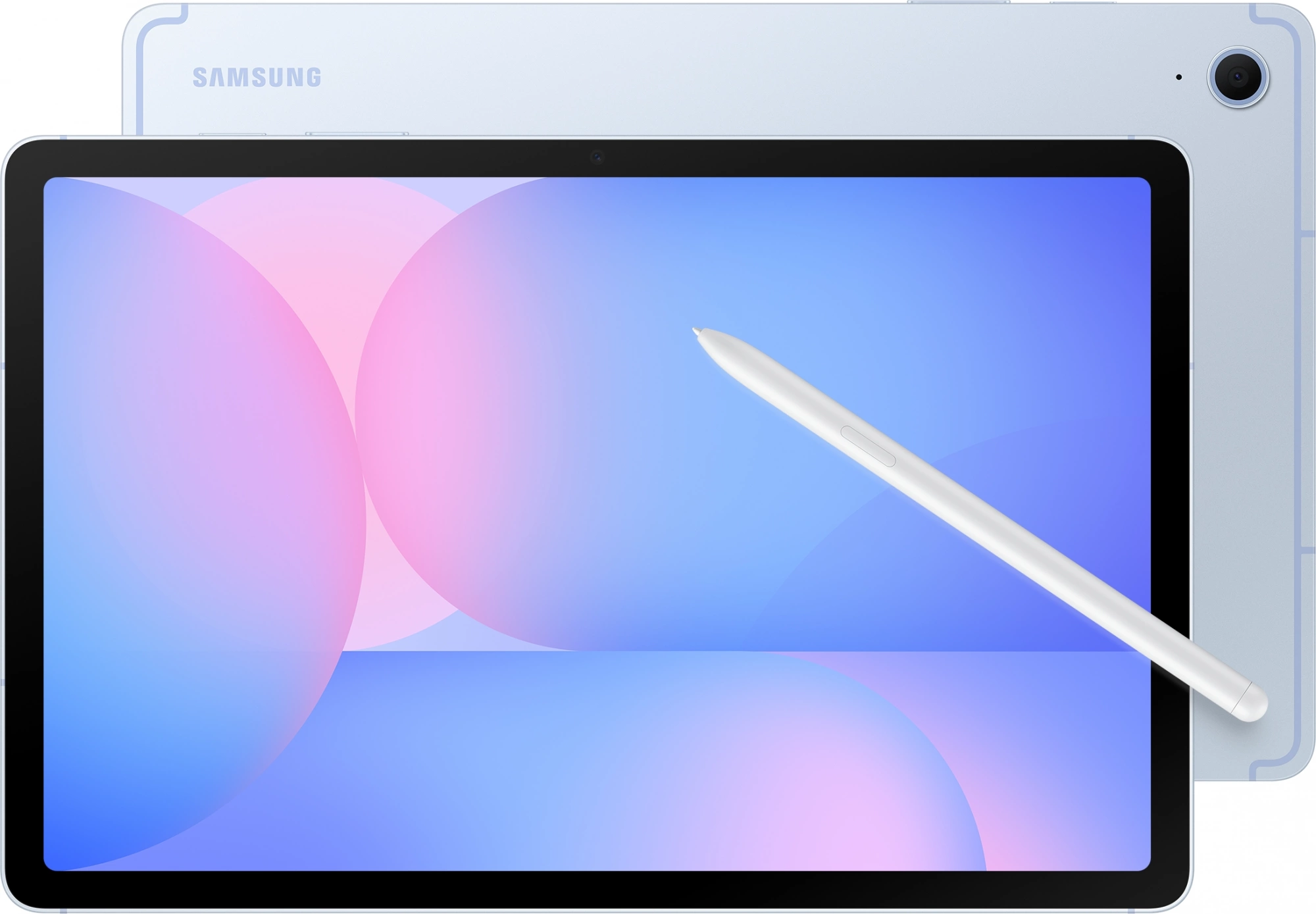 Планшет Samsung Galaxy Tab S10 FE SM-X526B 1580 (2.9) 8C RAM8Gb ROM128Gb 10.9" TFT 2304x1440 5G eSIM Android 15 голубой 13Mpix 12Mpix BT WiFi microSD 1Tb 8000mAh — фото 1