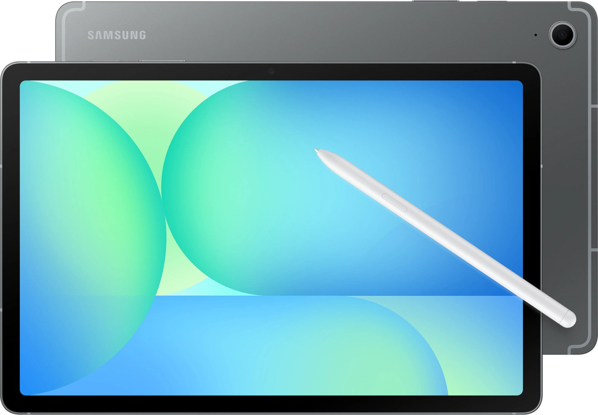 Планшет Samsung Galaxy Tab S10 FE SM-X526B 1580 (2.9) 8C RAM8Gb ROM128Gb 10.9" TFT 2304x1440 5G eSIM Android 15 серый 13Mpix 12Mpix BT WiFi microSD 1Tb 8000mAh — фото 1