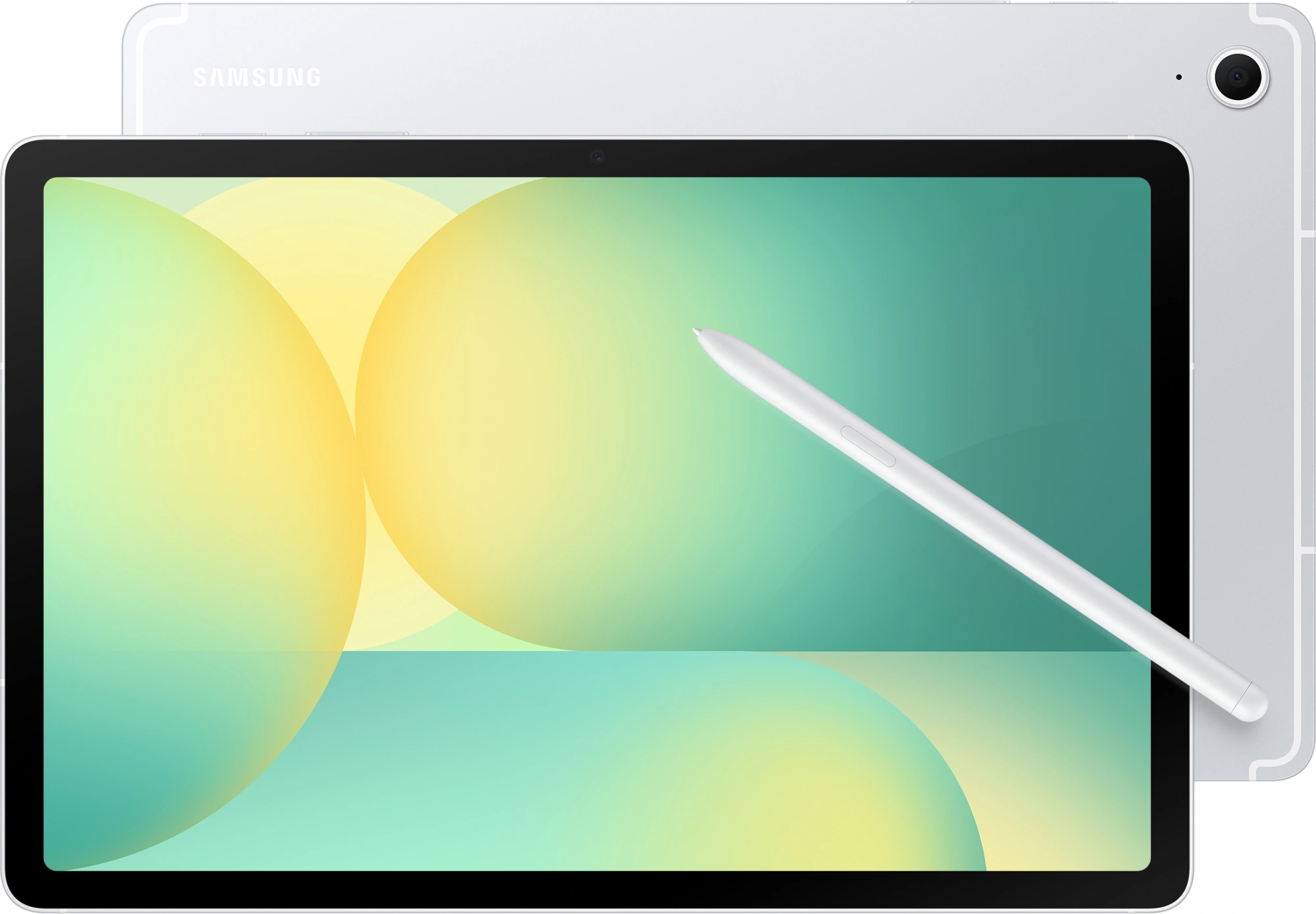 Планшет Samsung Galaxy Tab S10 FE SM-X526B 1580 (2.9) 8C RAM8Gb ROM128Gb 10.9" TFT 2304x1440 5G eSIM Android 15 серебристый 13Mpix 12Mpix BT WiFi microSD 1Tb 8000mAh — фото 1