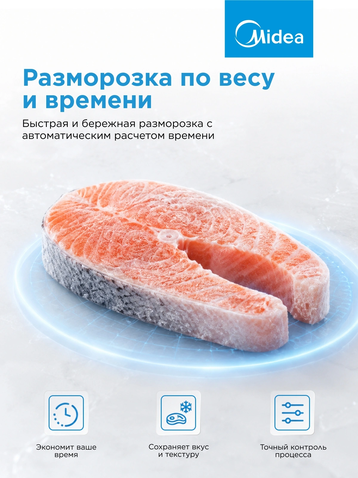 Микроволновая печь Midea MI50203B 20л. 700Вт черный (встраиваемая) — миниатюра 12