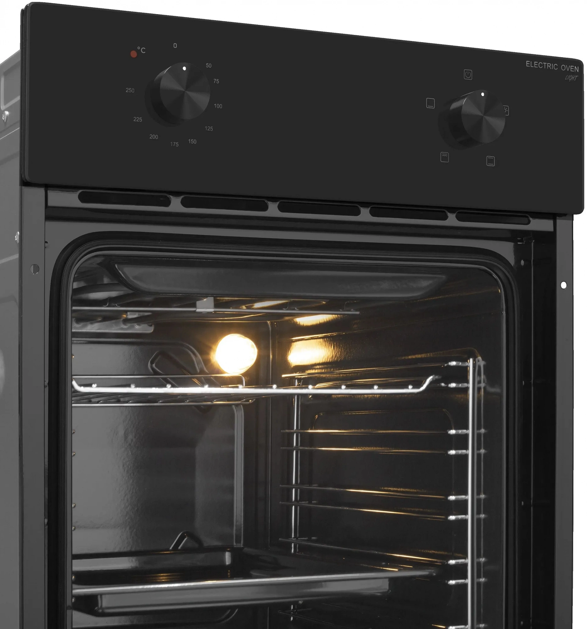 Духовой шкаф Электрический Meferi Light MEO454BK черный/нержавеющая сталь — миниатюра 6