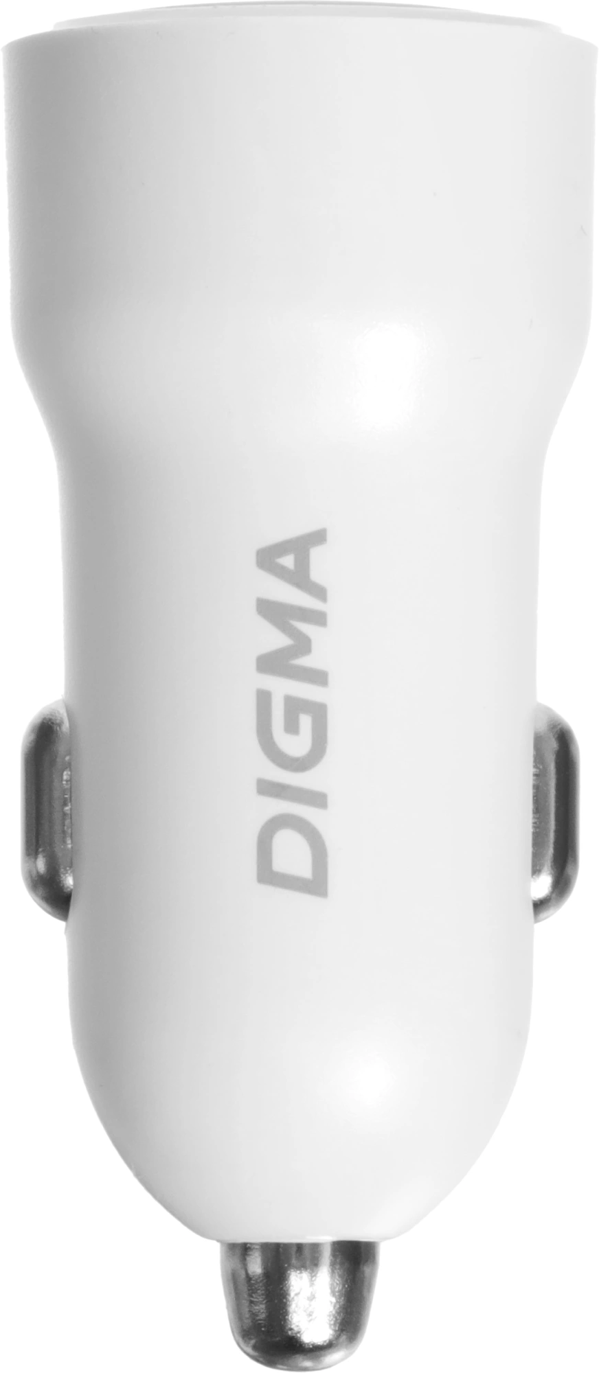 Автомобильное зар./устр. Digma DGC1С 12W 2.4A 2xUSB белый (DGC1C2LX22WH) — миниатюра 6