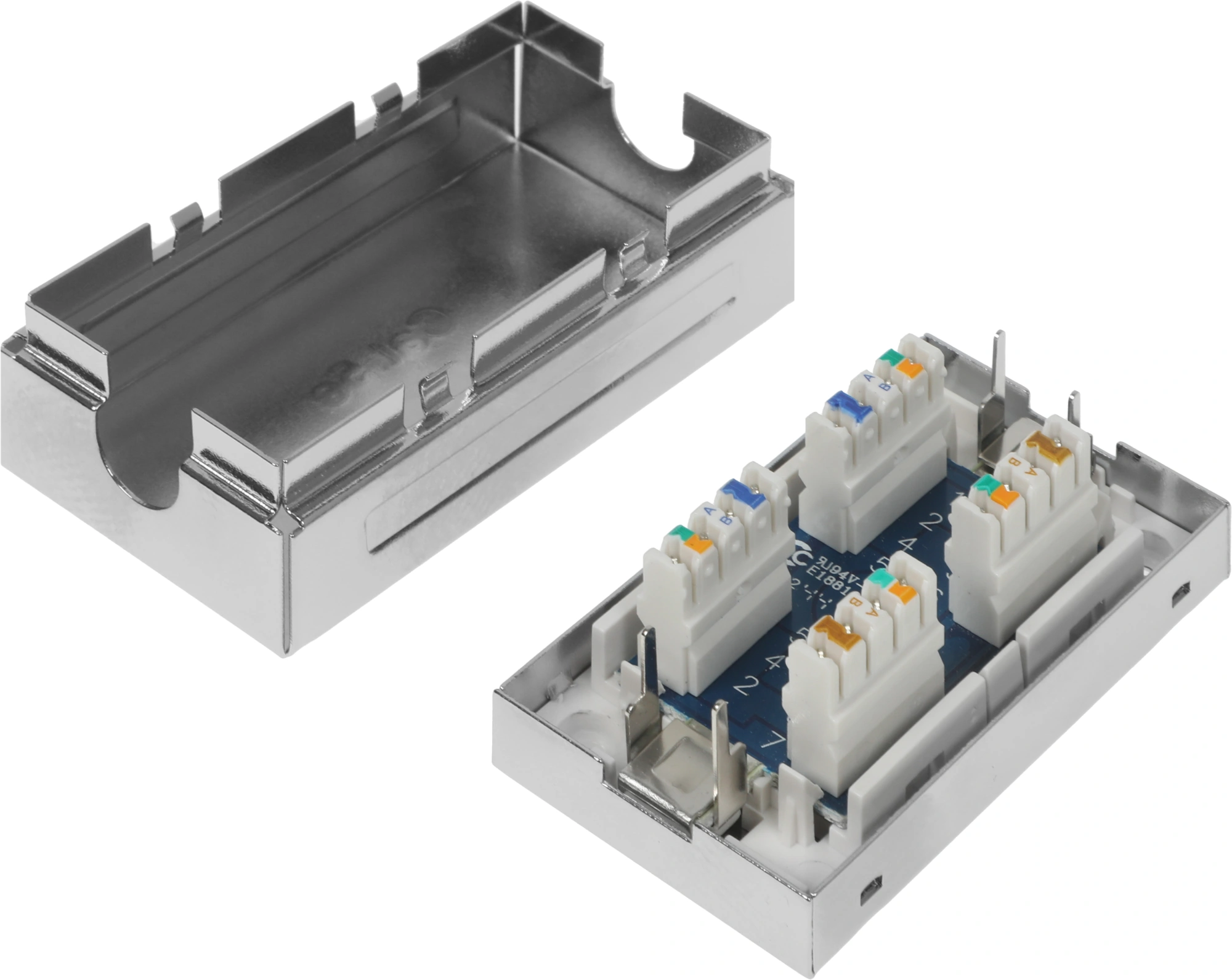 Соединитель Lanmaster LAN-CNB-STP5E (упак.:1шт) 1м серебристый — миниатюра 7