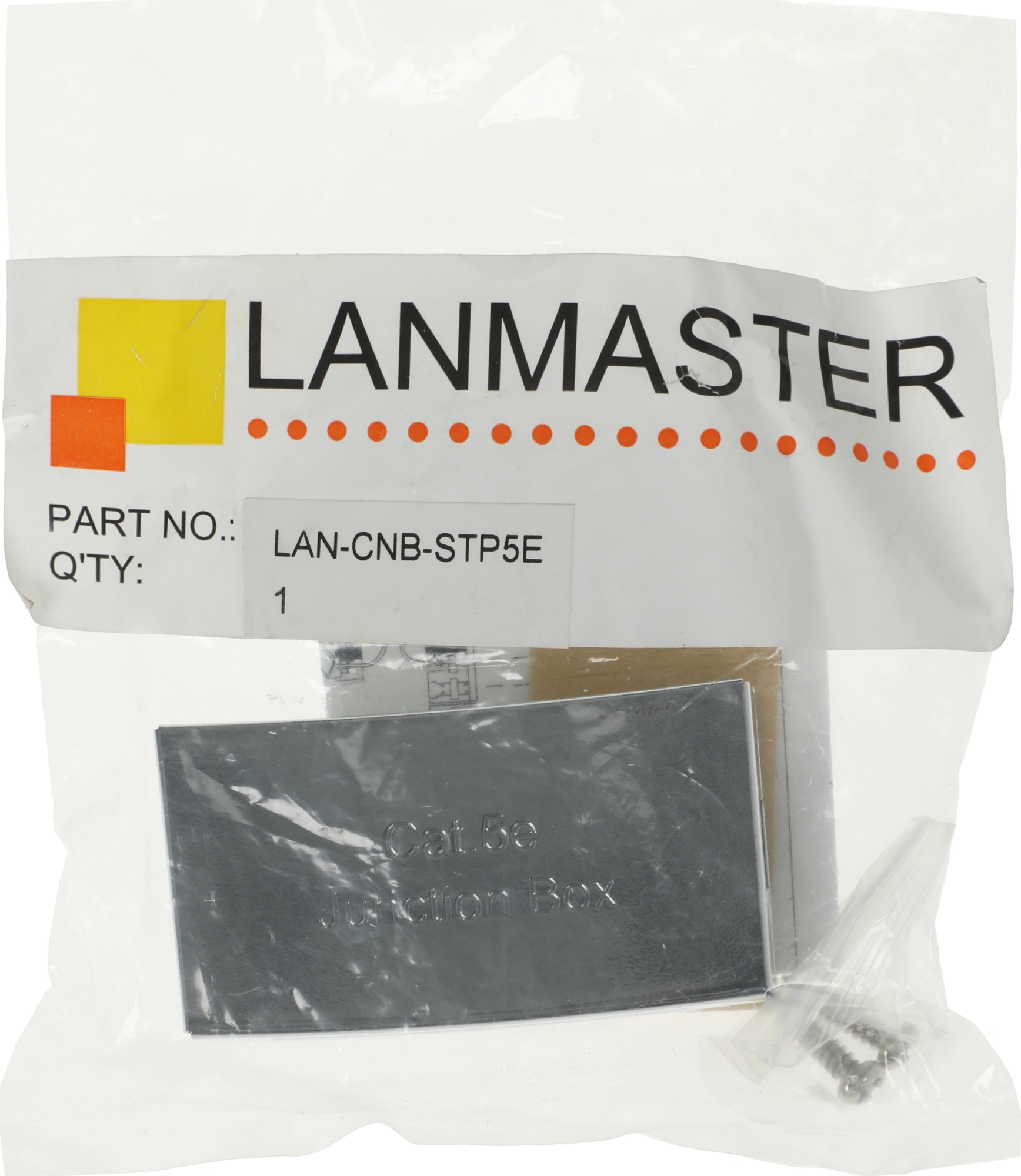 Соединитель Lanmaster LAN-CNB-STP5E (упак.:1шт) 1м серебристый — миниатюра 2