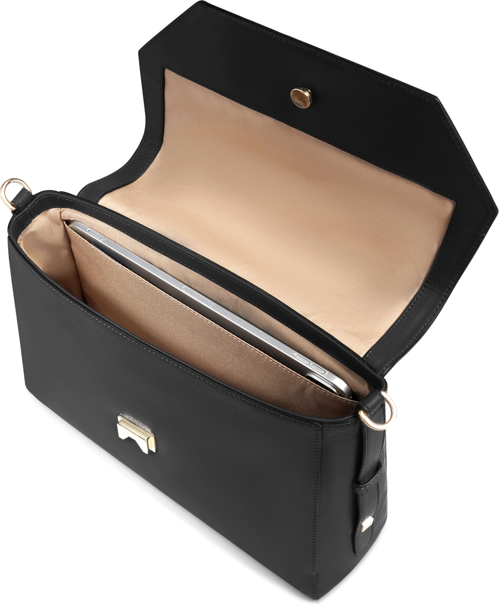 Сумка женская Piquadro Circle BD6777W92/N черная натур.кожа — миниатюра 4