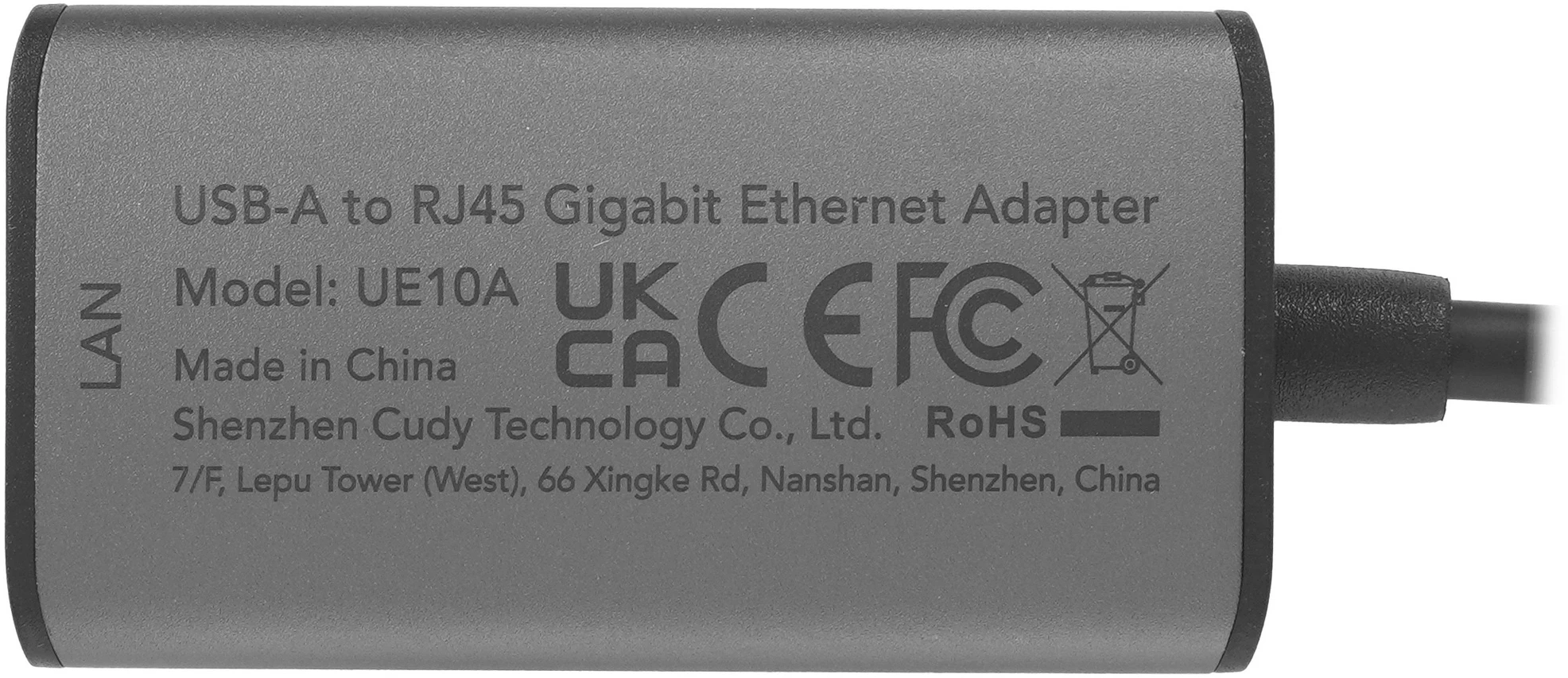 Сетевой адаптер Gigabit Ethernet Cudy UE10A USB 3.0 — миниатюра 4