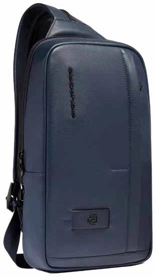 Рюкзак слинг Piquadro Russel CA6764W137/BLU синий натур.кожа — миниатюра 2