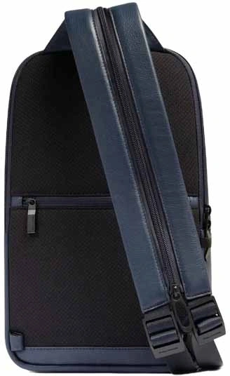 Рюкзак слинг Piquadro Russel CA6764W137/BLU синий натур.кожа — миниатюра 5