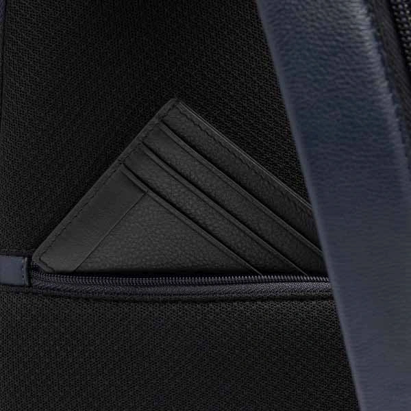 Рюкзак слинг Piquadro Russel CA6764W137/BLU синий натур.кожа — миниатюра 7