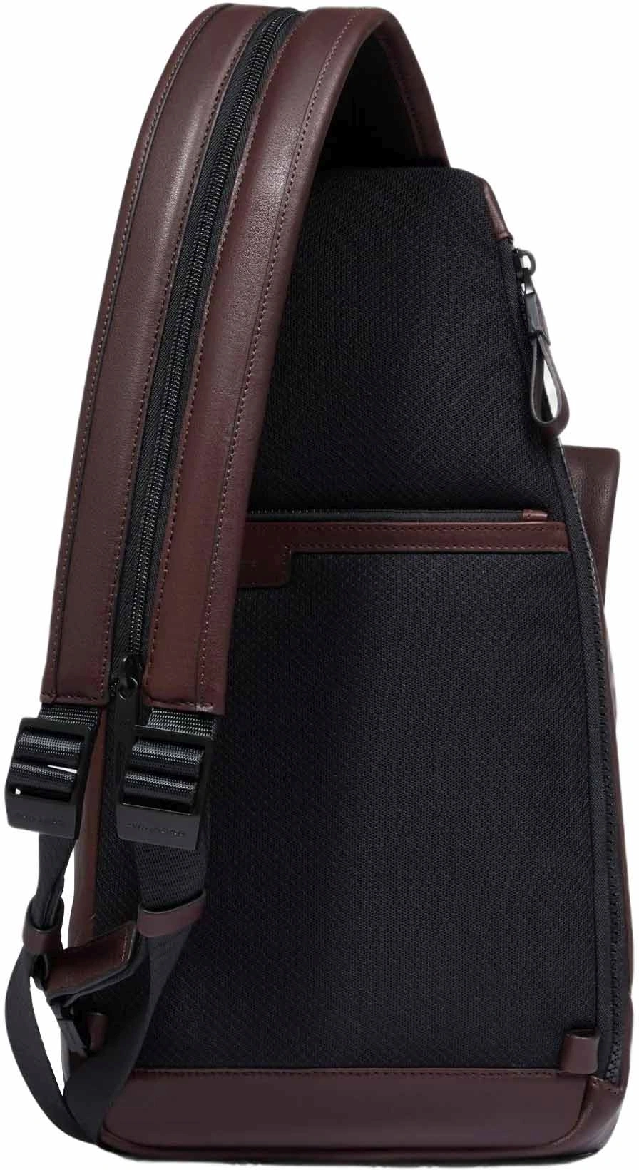 Рюкзак слинг Piquadro Harper CA6784AP/TM коричневый натур.кожа — миниатюра 2