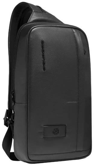 Рюкзак слинг Piquadro Russel CA6764W137/N черный натур.кожа — миниатюра 2