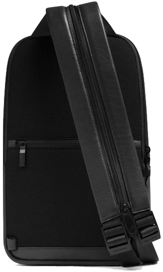 Рюкзак слинг Piquadro Russel CA6764W137/N черный натур.кожа — миниатюра 5