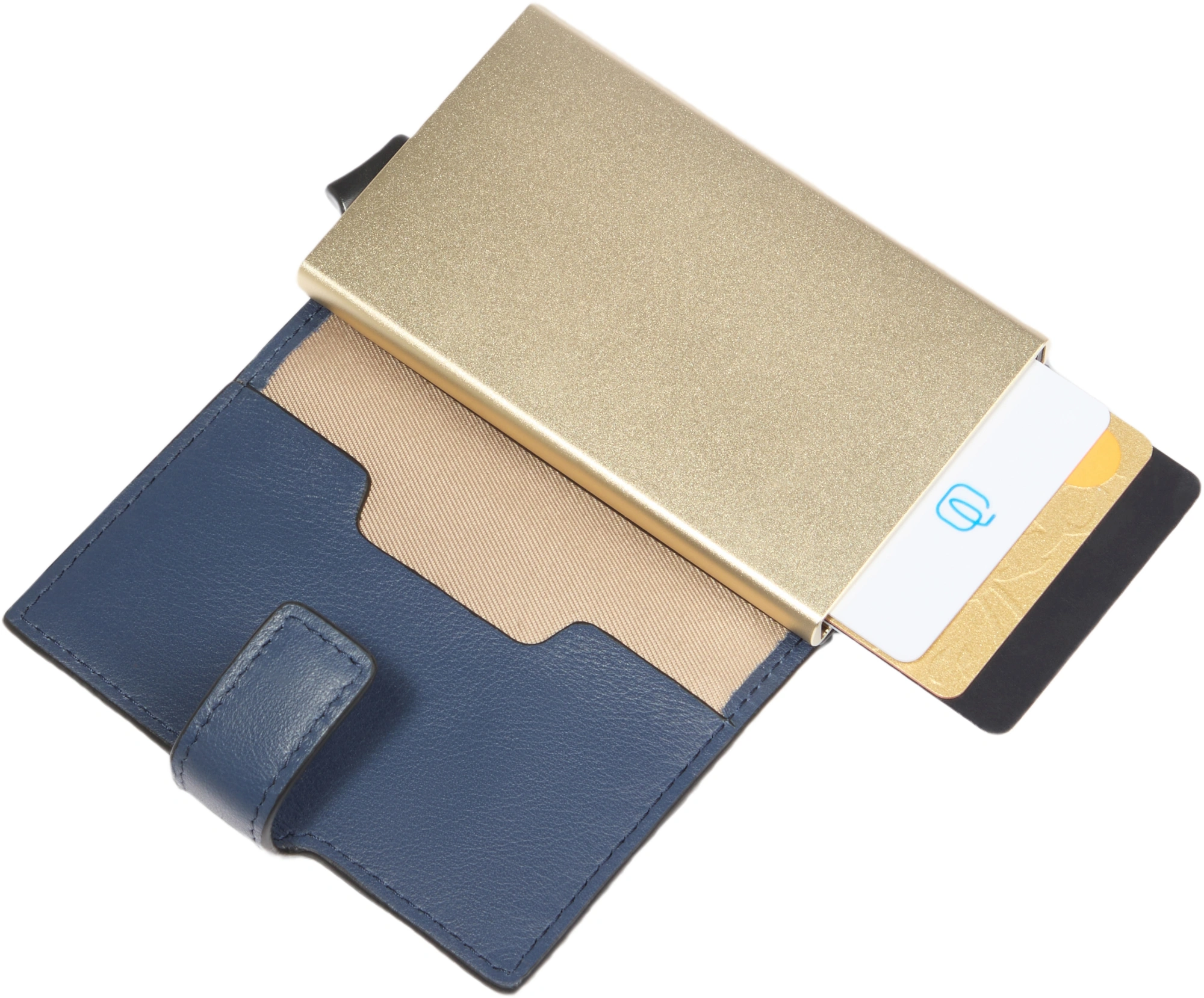 Чехол для кредитных карт Piquadro Lyra PP5649W92R/BLU4 синий натур.кожа — миниатюра 12