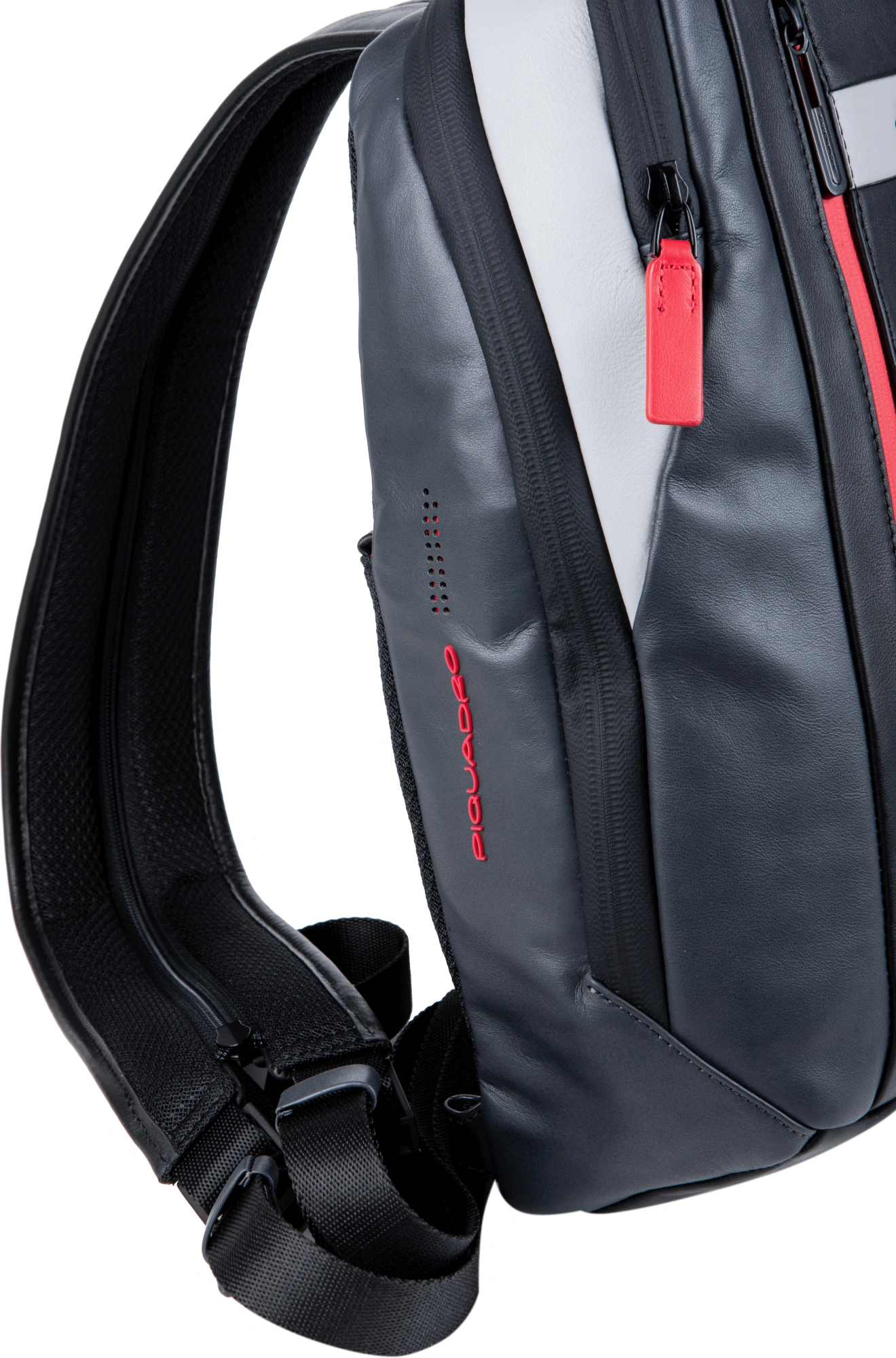 Рюкзак слинг Piquadro Urban CA6801UB00/GRN серый/черный натур.кожа — миниатюра 8