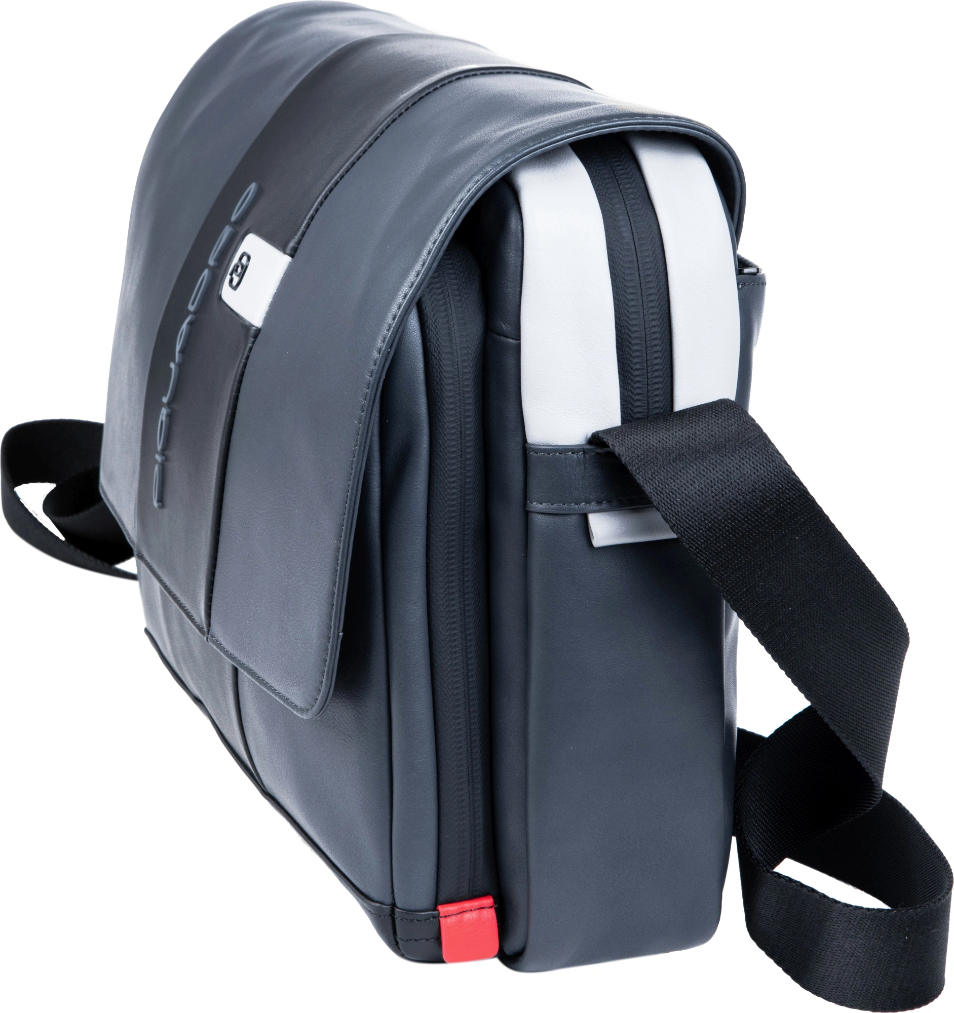Сумка-мессенджер Piquadro Urban CA6802UB00/GRN с отделением для ноутбука 14" серая/черная натур.кожа — миниатюра 6