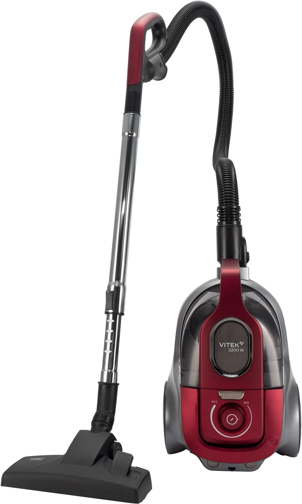 Пылесос Vitek VT-CV3113 2200Вт красный/серый — фото 1