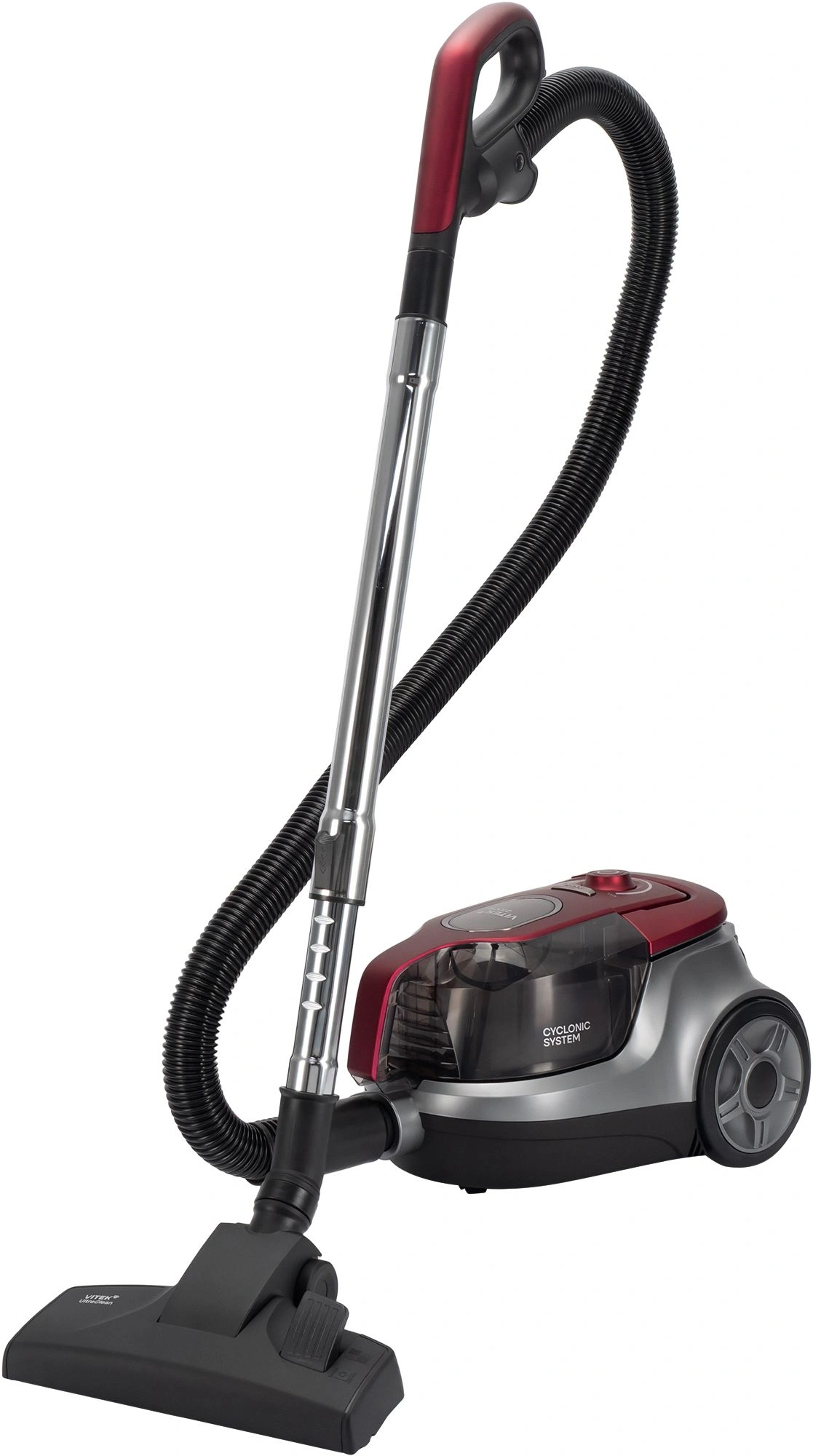 Пылесос Vitek VT-CV3113 2200Вт красный/серый — миниатюра 2