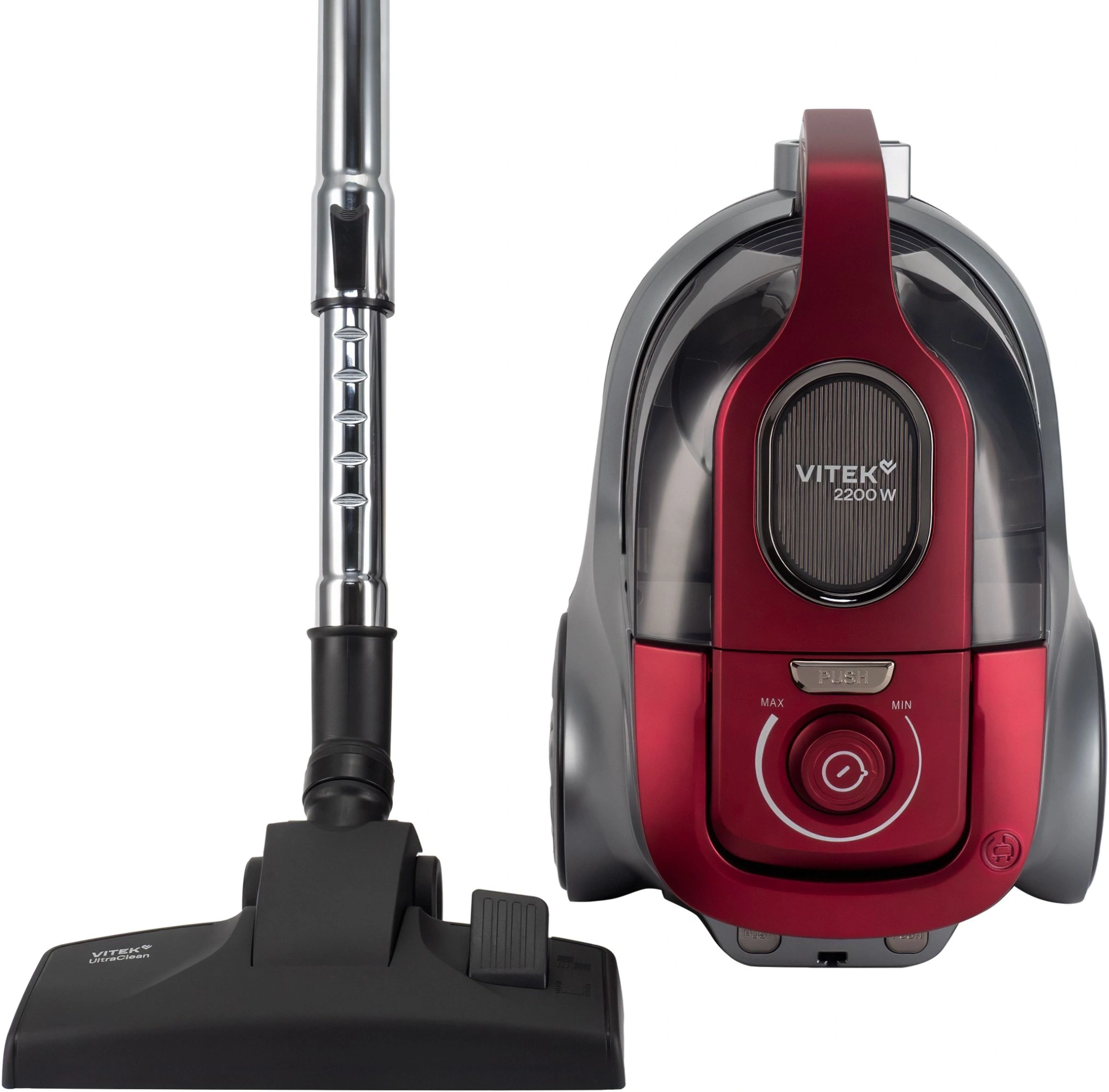 Пылесос Vitek VT-CV3113 2200Вт красный/серый — миниатюра 4