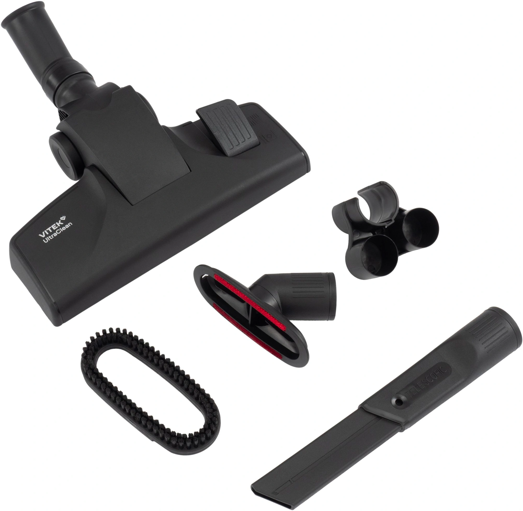 Пылесос Vitek VT-CV3113 2200Вт красный/серый — миниатюра 7