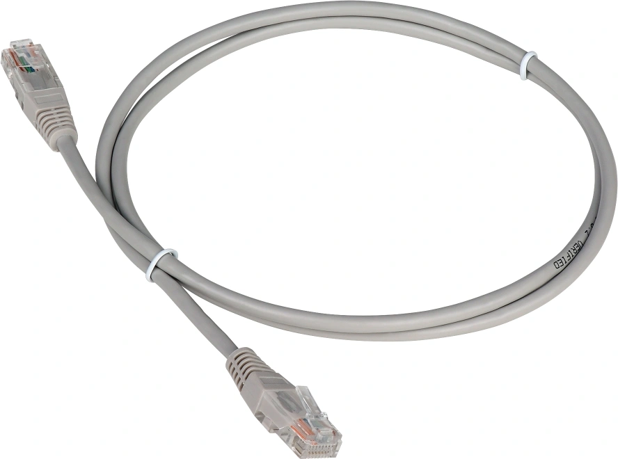 Патч-корд Lanmaster TWT-45-45-10/S-GY FTP RJ-45 вил.-вилка RJ-45 кат.5E 10м серый ПВХ — фото 1