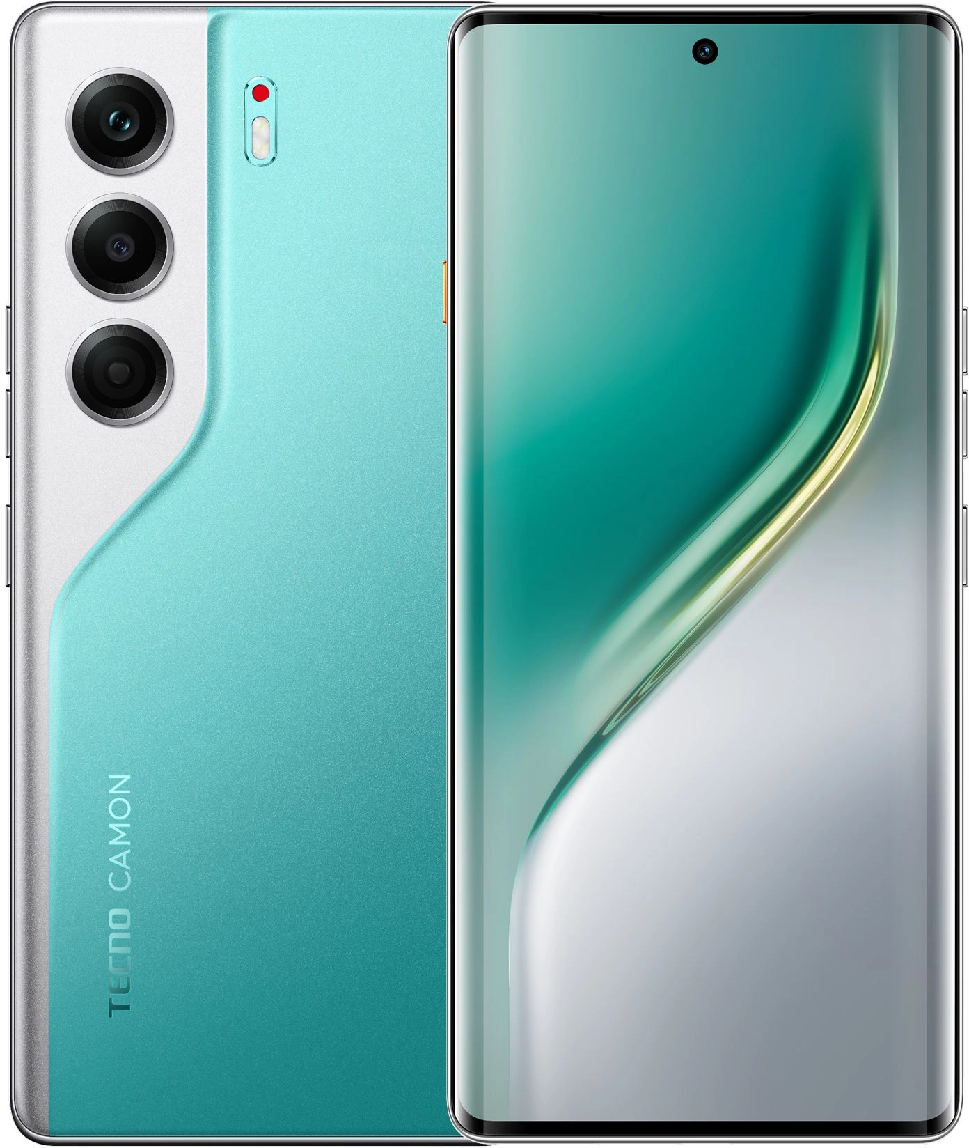 Смартфон Tecno Camon 40 Pro 5G 256Gb 12Gb (CM7 256+12 EMERALD LAKE GREEN)