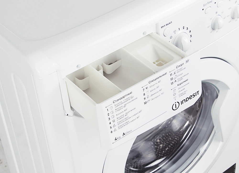 Стиральная машина Indesit IWUC 4105 класс: A загр.фронтальная макс.:4кг белый — миниатюра 6