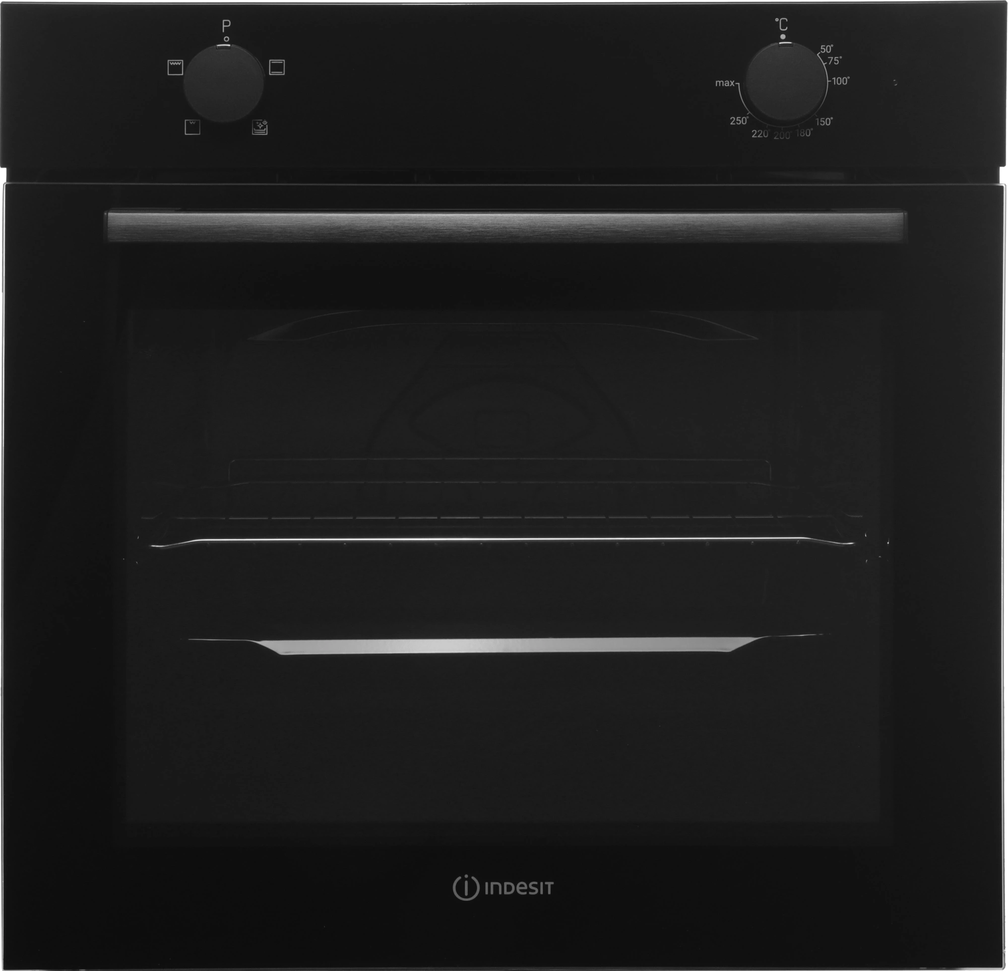Духовой шкаф Электрический Indesit IFE 2420 BL черный — фото 1