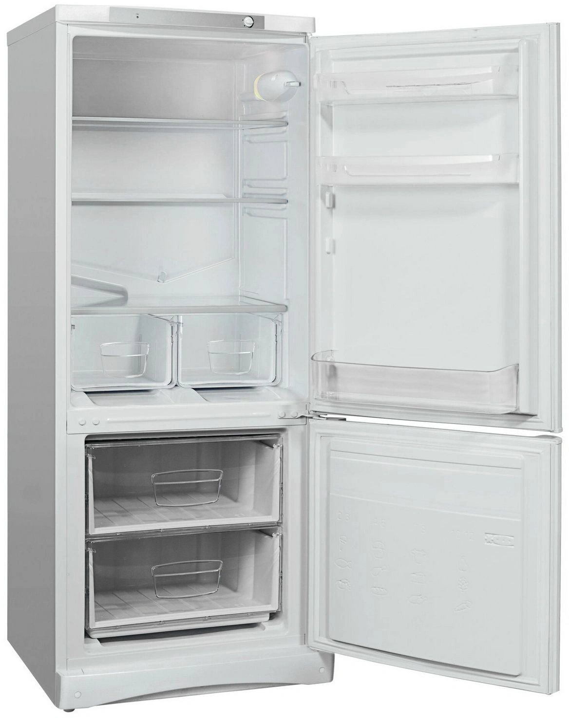 Холодильник Indesit ES 15 A 2-хкамерн. белый — миниатюра 2