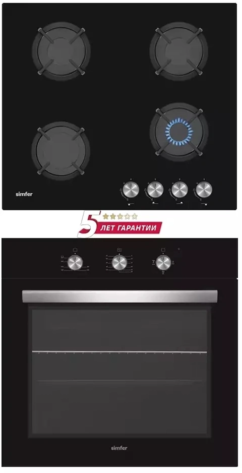 Встраиваемый комплект Simfer S63B416 черный/черный — миниатюра 2