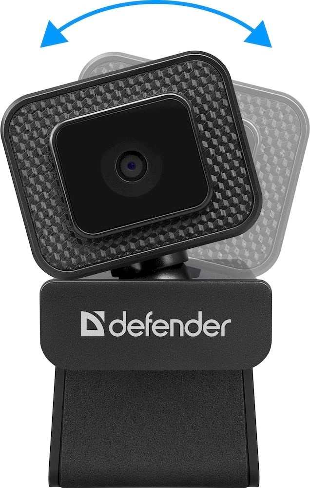 Камера Web Defender G-Lens 2596 черный 12Mpix (3840x2160) USB2.0 с микрофоном для ноутбука (63196) — миниатюра 4