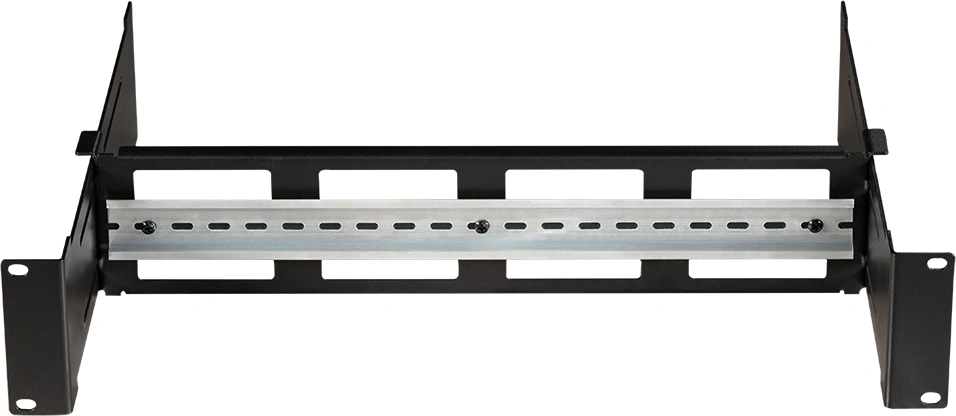 Рама Lanmaster TWT-FR-DINRL/2U 2U черный — миниатюра 2