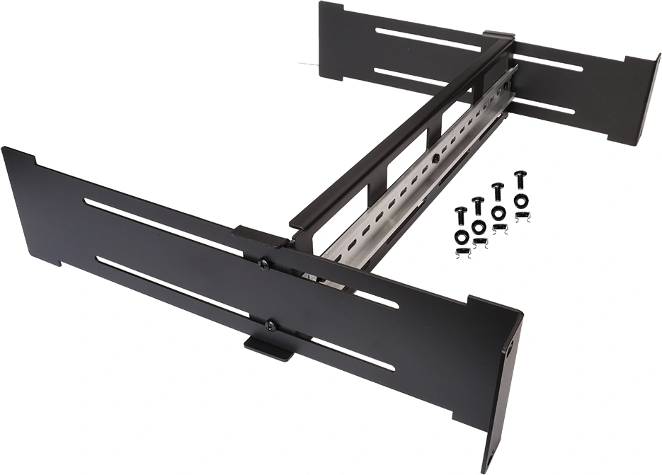 Рама Lanmaster TWT-FR-DINRL/2U 2U черный — миниатюра 4