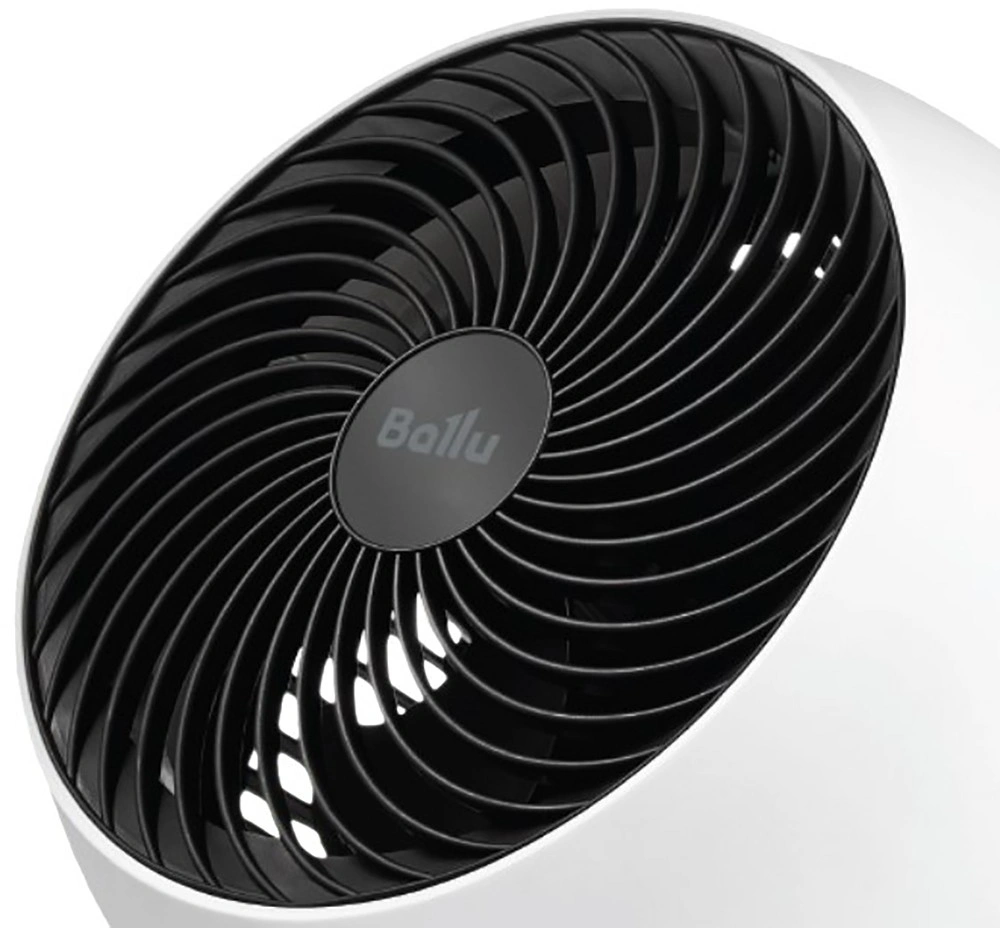 Вентилятор настольный Ballu BFT-135W 35Вт скоростей:3 белый/черный (упак.:1шт) — миниатюра 2