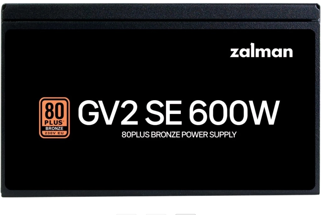 Блок питания Zalman ATX 600W ZM600-GV2SE 80+ bronze (20+4pin) 120mm fan 6xSATA RTL — миниатюра 3