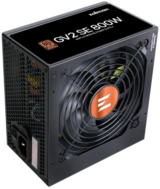 Блок питания Zalman ATX 800W ZM800-GV2SE 80+ bronze (20+4pin) 120mm fan 8xSATA RTL — миниатюра 2