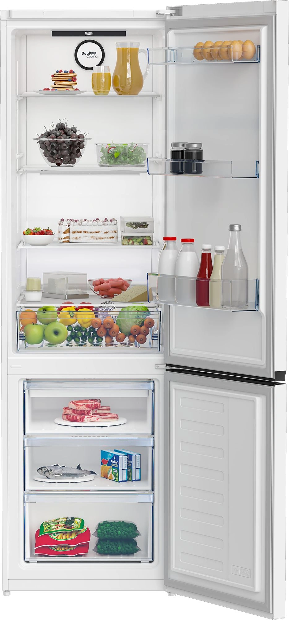 Холодильник Beko B3R0CNK402HW 2-хкамерн. белый мат. — фото 1