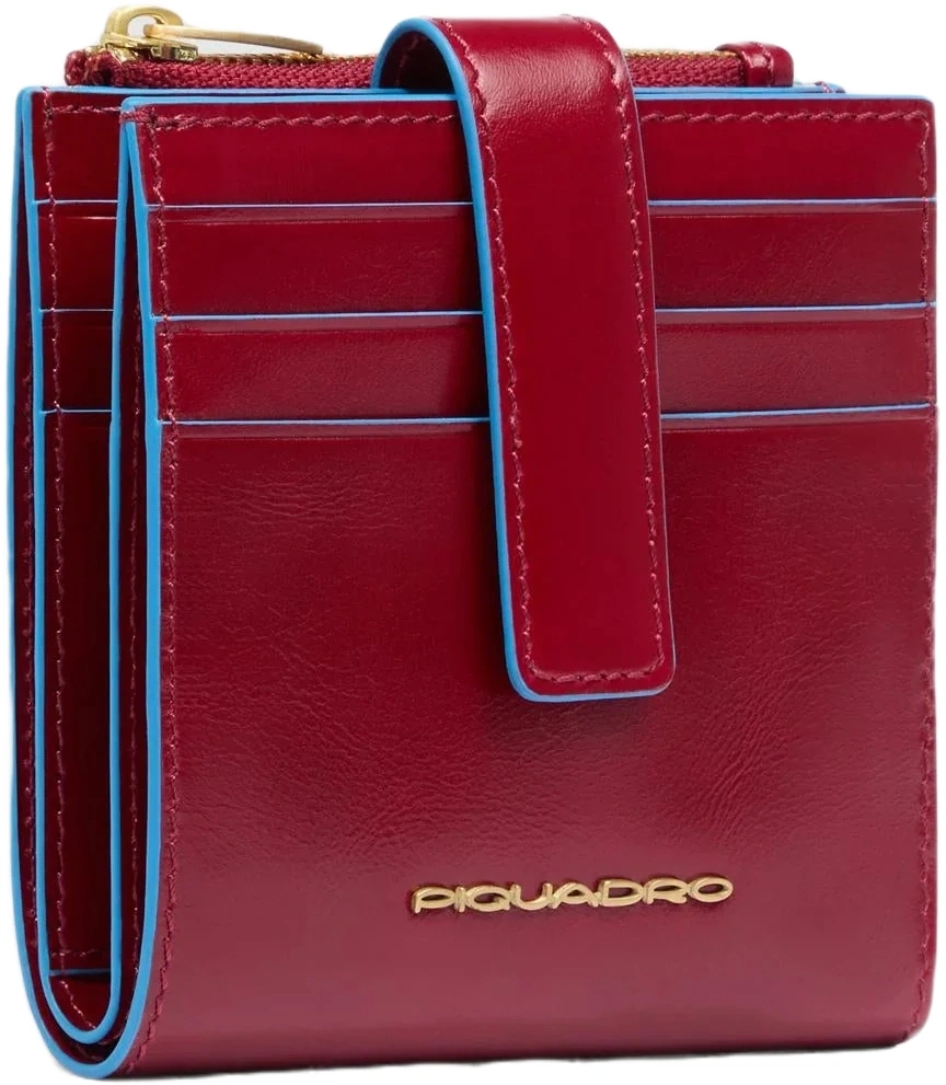 Чехол для кредитных карт Piquadro Blue Square PP6843B2R/R красный натур.кожа — миниатюра 3