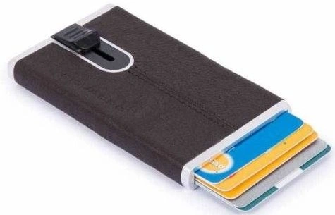 Чехол для кредитных карт Piquadro Black Square PP4825B3R/TM коричневый натур.кожа — миниатюра 2