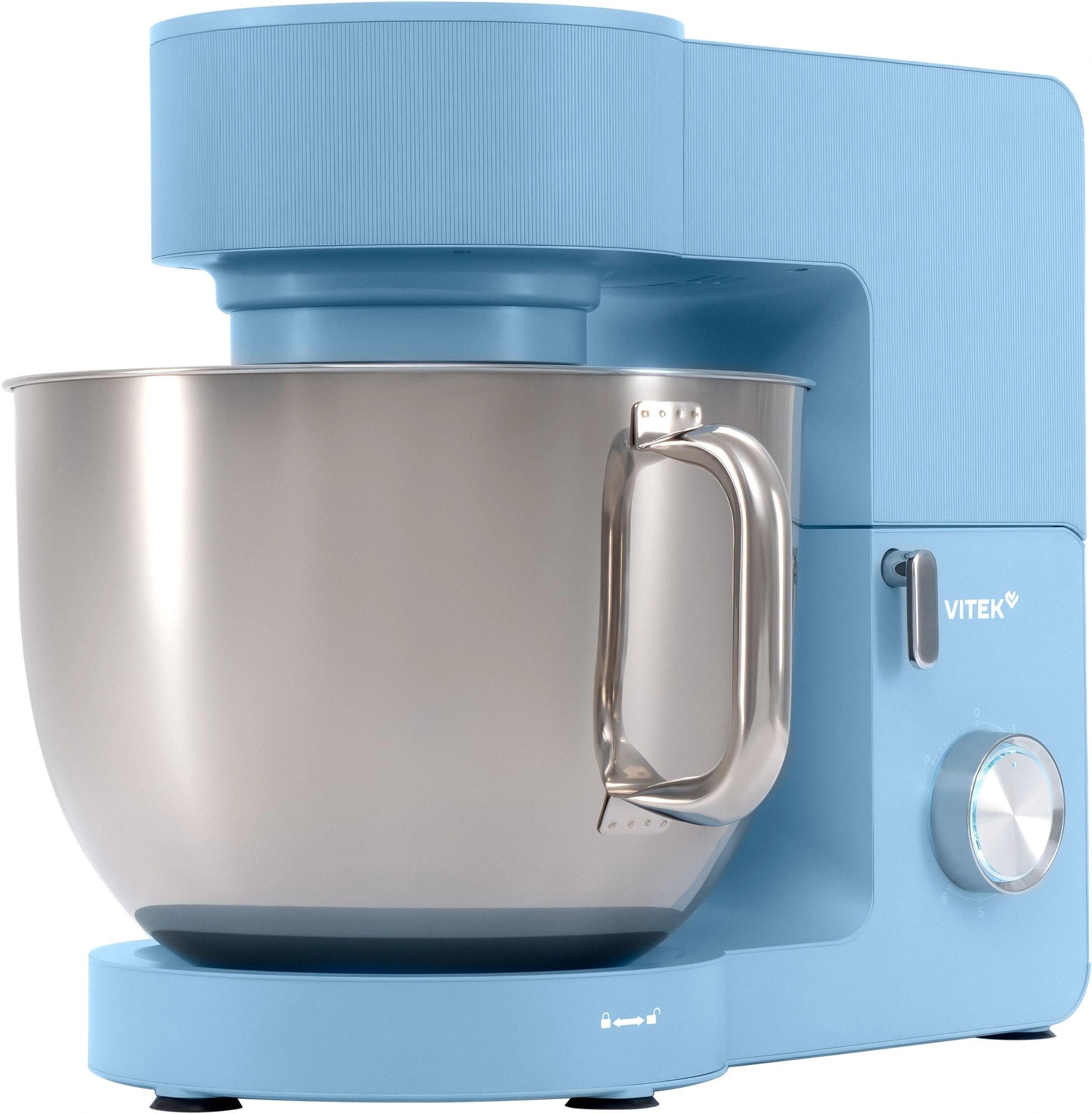 Миксер планетарный Vitek VT-PM0555 2200Вт голубой — миниатюра 3